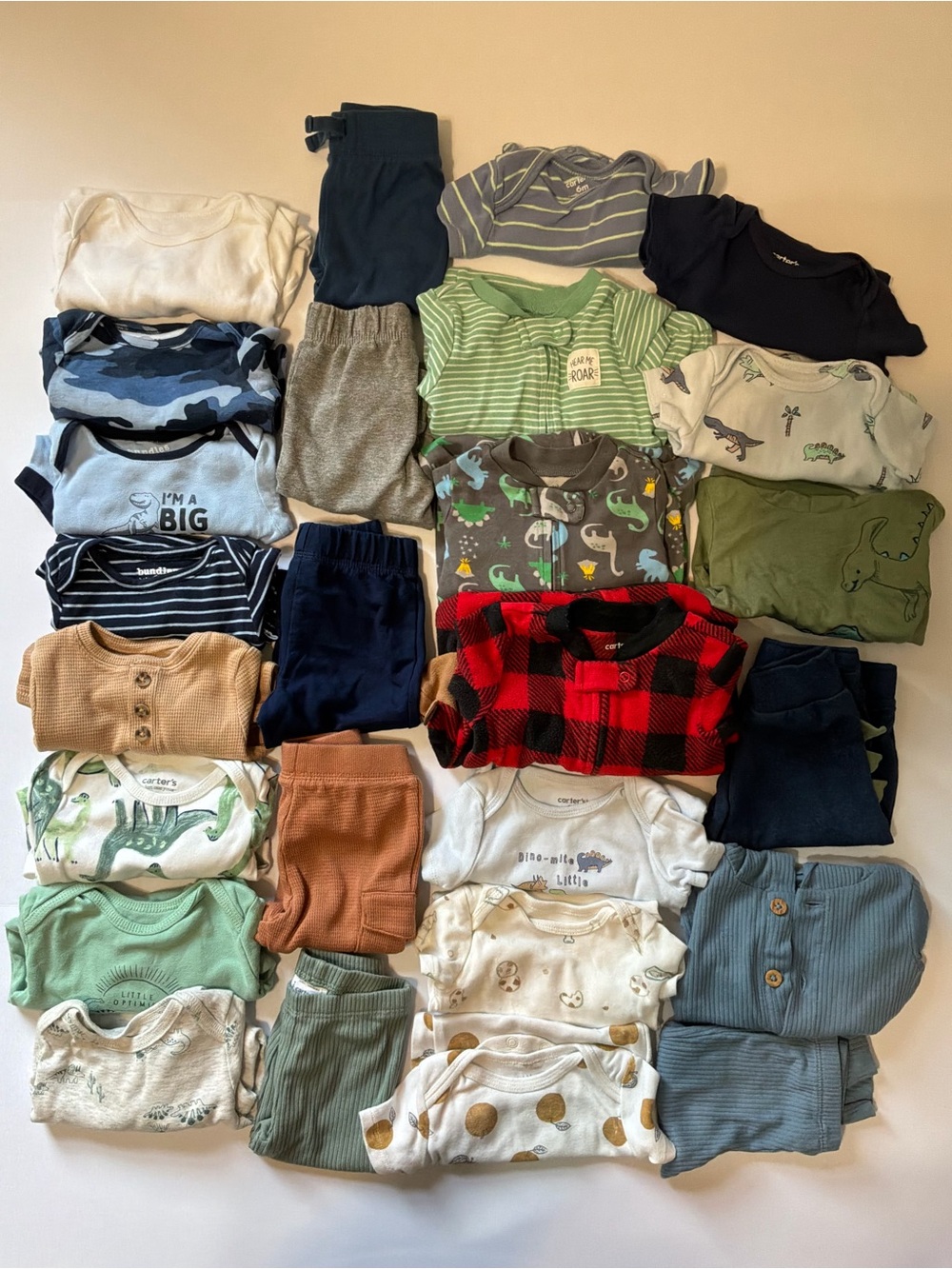 26 Piece Mixed Baby Boy 6 mo & 6-9 month Winter Clothes Bundle Lot Mixed Brands